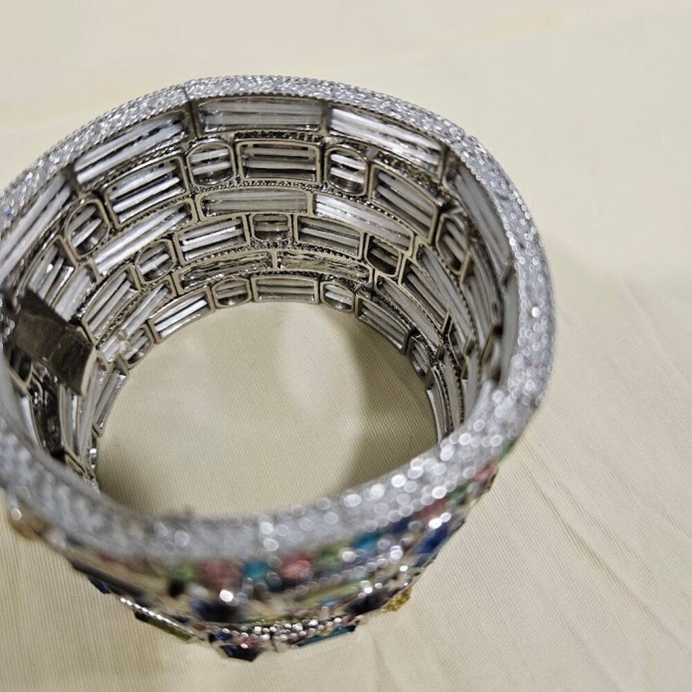 Off Park Collection Multicolor Crystal Silver Ton… - image 8